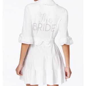 Blue by Betsey Johnson The Bride White Terry Robe